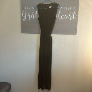 XS black formal jumpsuit worn once